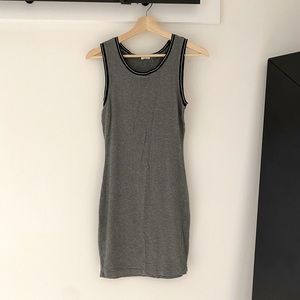 Garage Grey Tank Bodycon Dress, Size XS